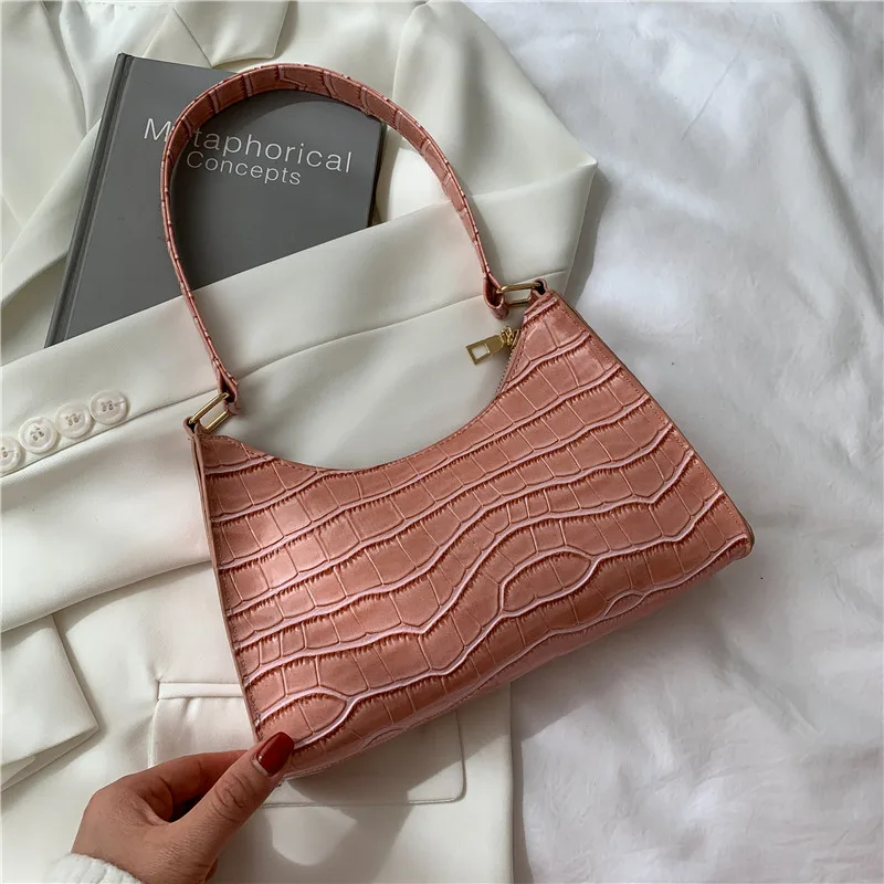 MTONG 2021PU Leather Women's Handbag Dinner Casual Fashion High Quality Crocodile Pattern Shoulder Bag Girls' Daily Shopping
MTONG 2021PU Leather Women's Handbag Dinner Casual Fashion High Quality Crocodile Pattern Shoulder Bag Girls' Daily Shopping