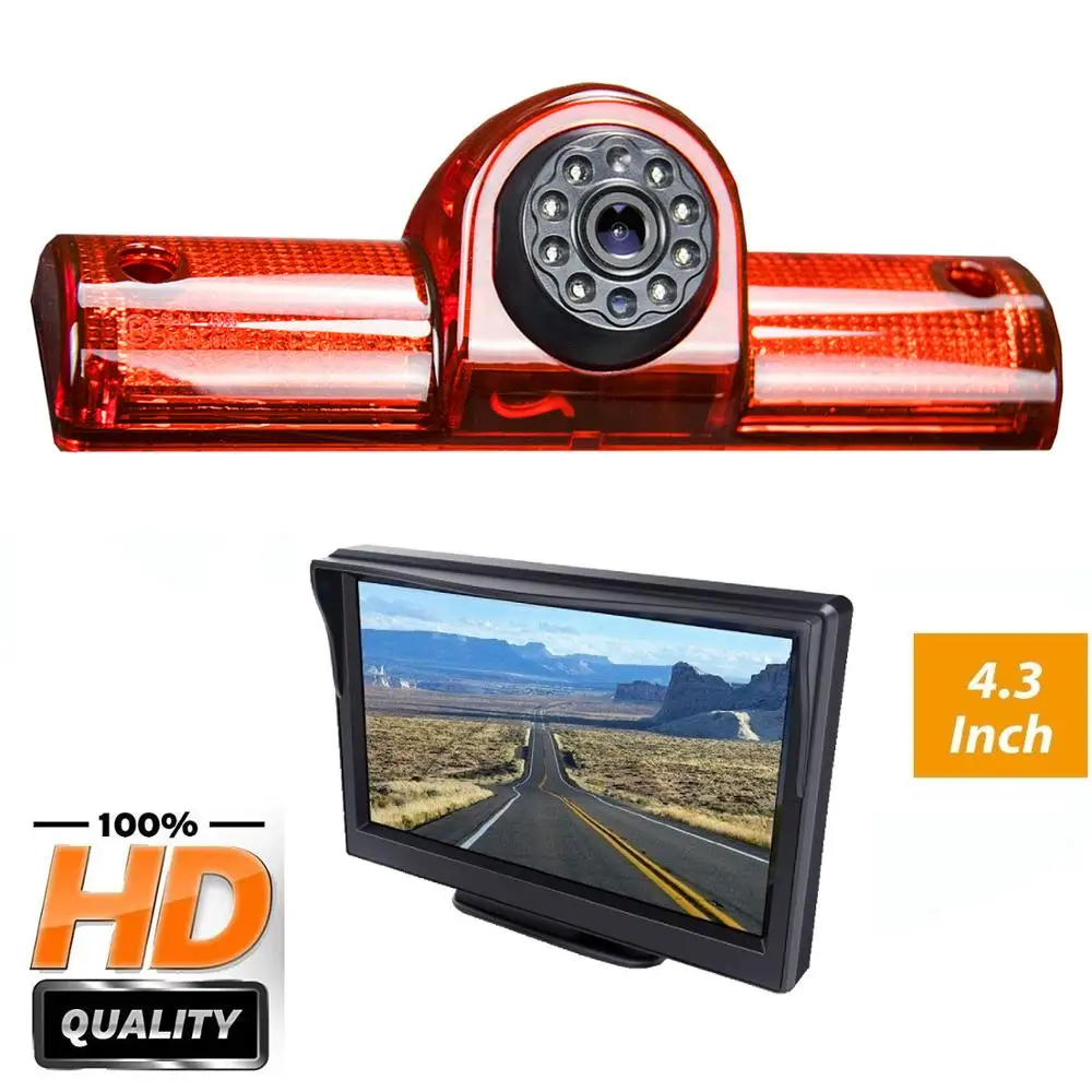 Freezzmi HD CCD Car Brake Light Rear View Reverse Camera for Nissan NV 1500 2500 3500 NV Cargo van Transporter +4.3 inch Monitor 
Freezzmi HD CCD Car Brake Light Rear View Reverse Camera for Nissan NV 1500 2500 3500 NV Cargo van Transporter +4.3 inch Monitor