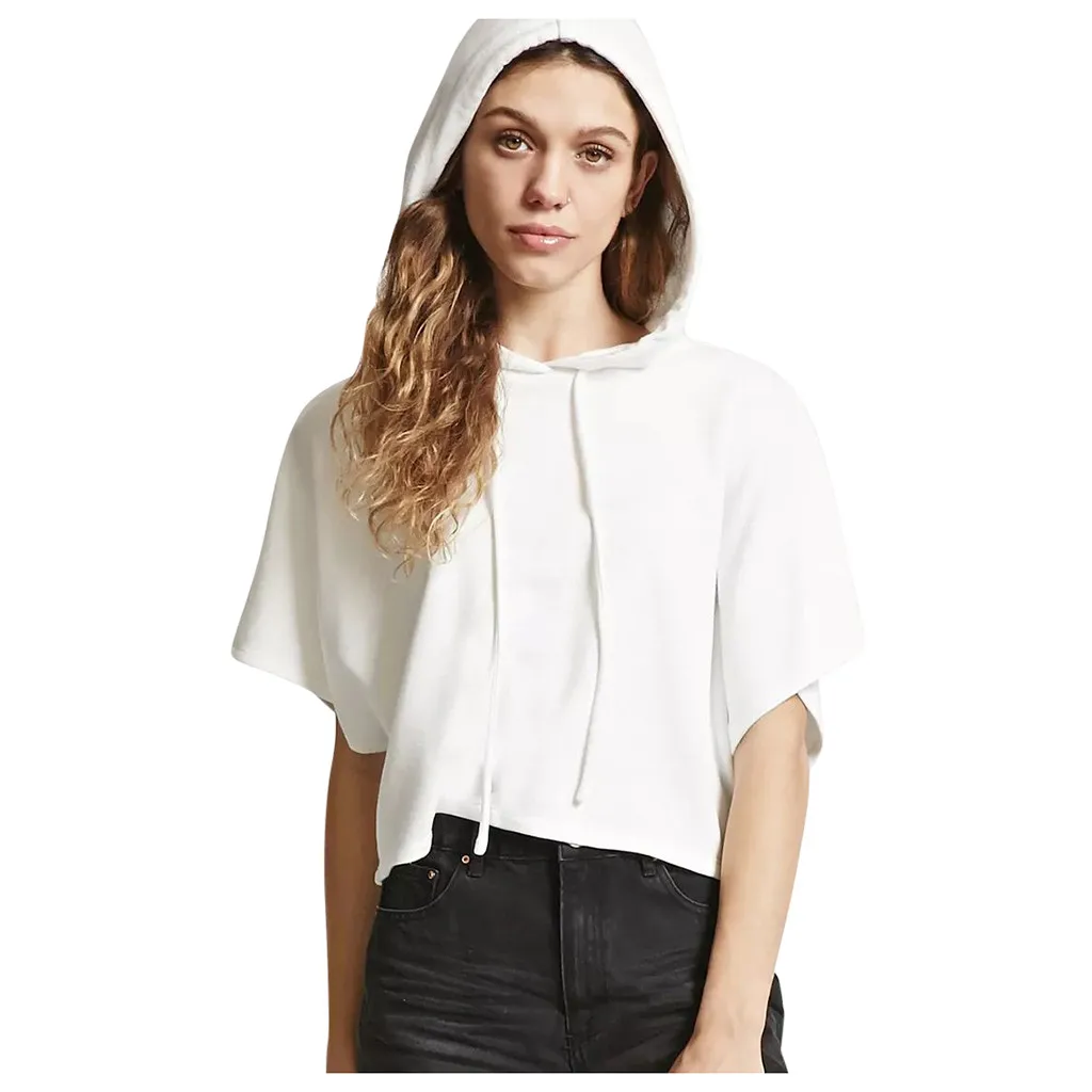 Summer Casual Hoodie Pullover Blouse 2020 New Short Sleeve Thin Hooded Sweatshirts Fashion Short Blouse Tops Streetwear Z0316
Summer Casual Hoodie Pullover Blouse 2020 New Short Sleeve Thin Hooded Sweatshirts Fashion Short Blouse Tops Streetwear Z0316