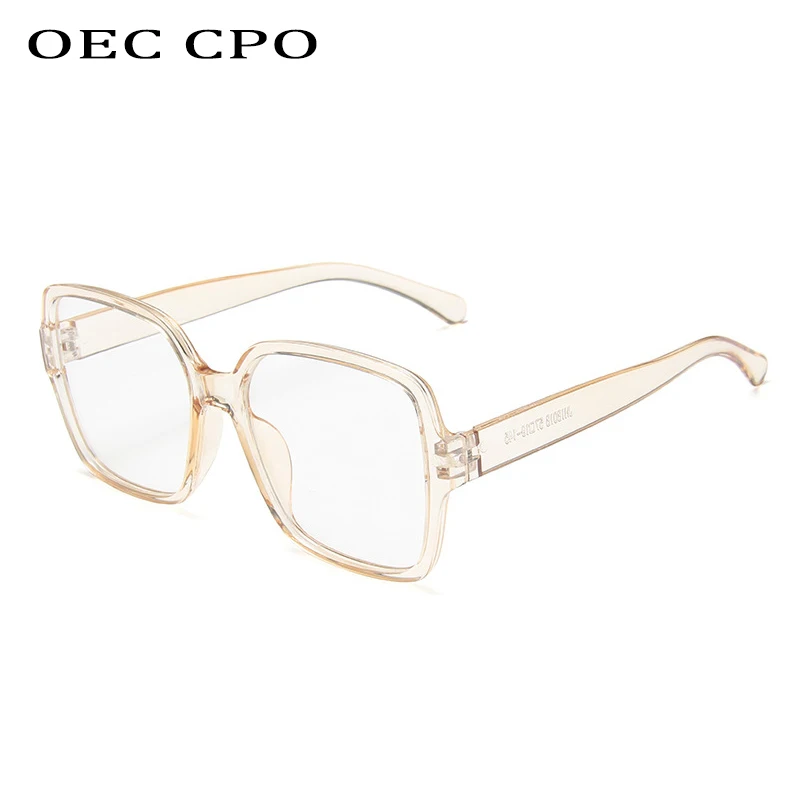 OEC CPO Vintage Frame Eyeglasses Mens Women Clear glasses Retro Square Optical Lens Eyewear Nerd Glasses O405 | Аксессуары для