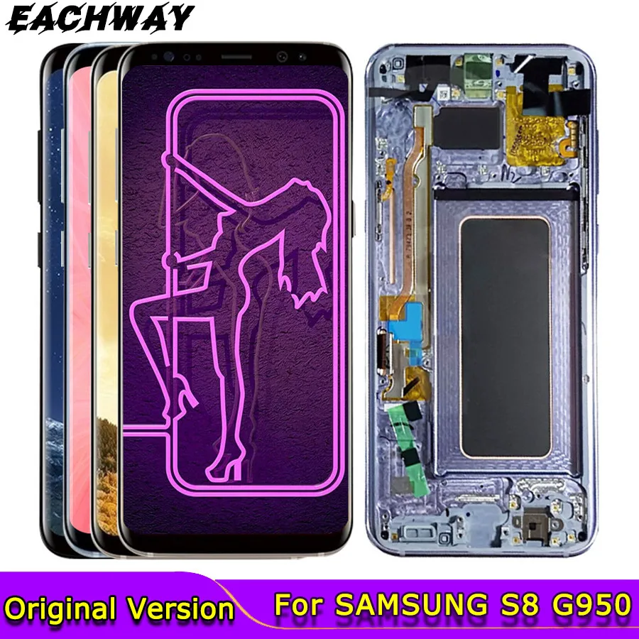 SUPER AMOLED 5.8'' Replace For Samsung Galaxy S8 G950 LCD Digitizer Assembly For Samsung S8 LCD Touch Screen
SUPER AMOLED 5.8'' Replace For Samsung Galaxy S8 G950 LCD Digitizer Assembly For Samsung S8 LCD Touch Screen