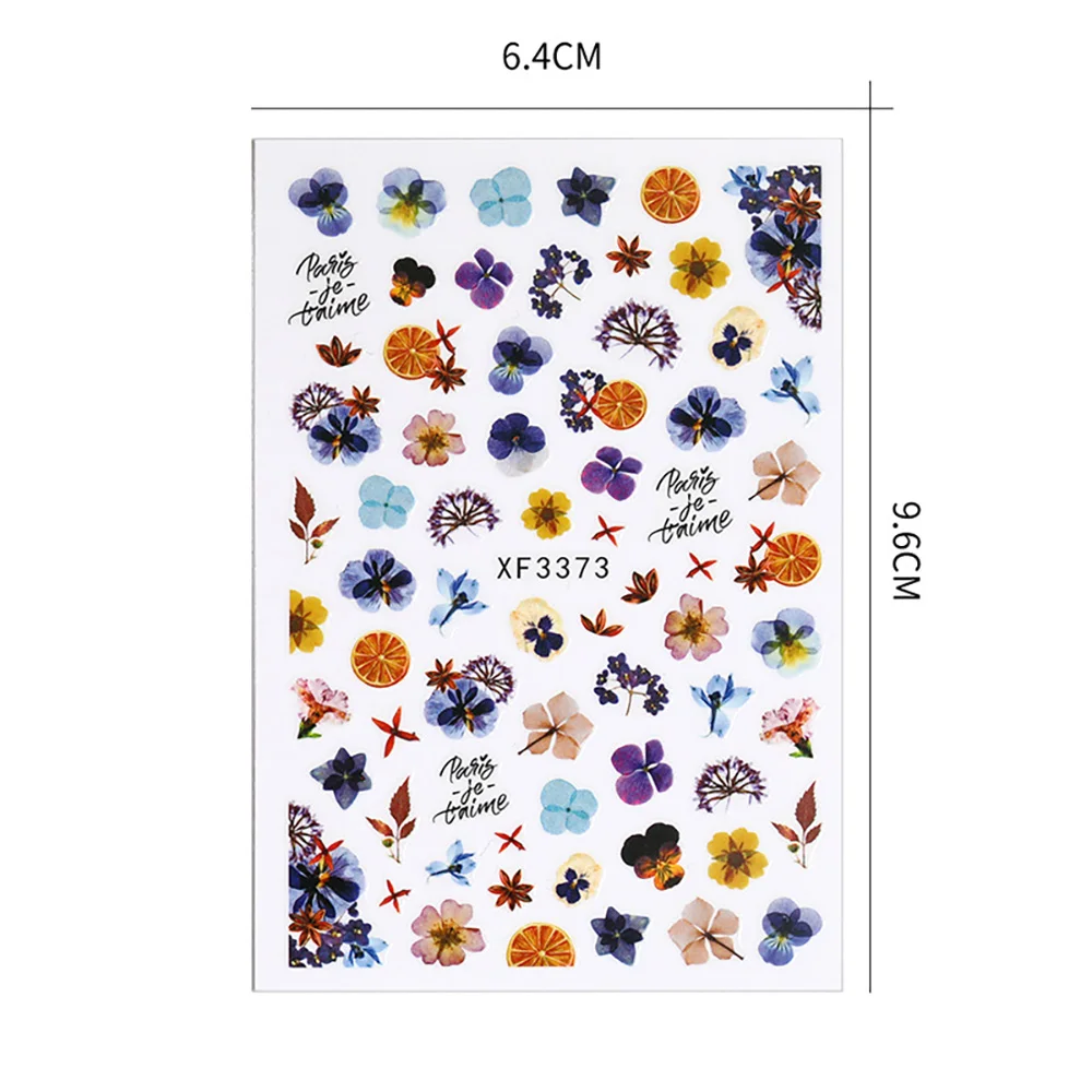 1 Pcs Plant Theme Flowers Nails Stickers Floral Decals Rose Maple Leaf Nail Art Accessories Professional Manicure
1 Pcs Plant Theme Flowers Nails Stickers Floral Decals Rose Maple Leaf Nail Art Accessories Professional Manicure