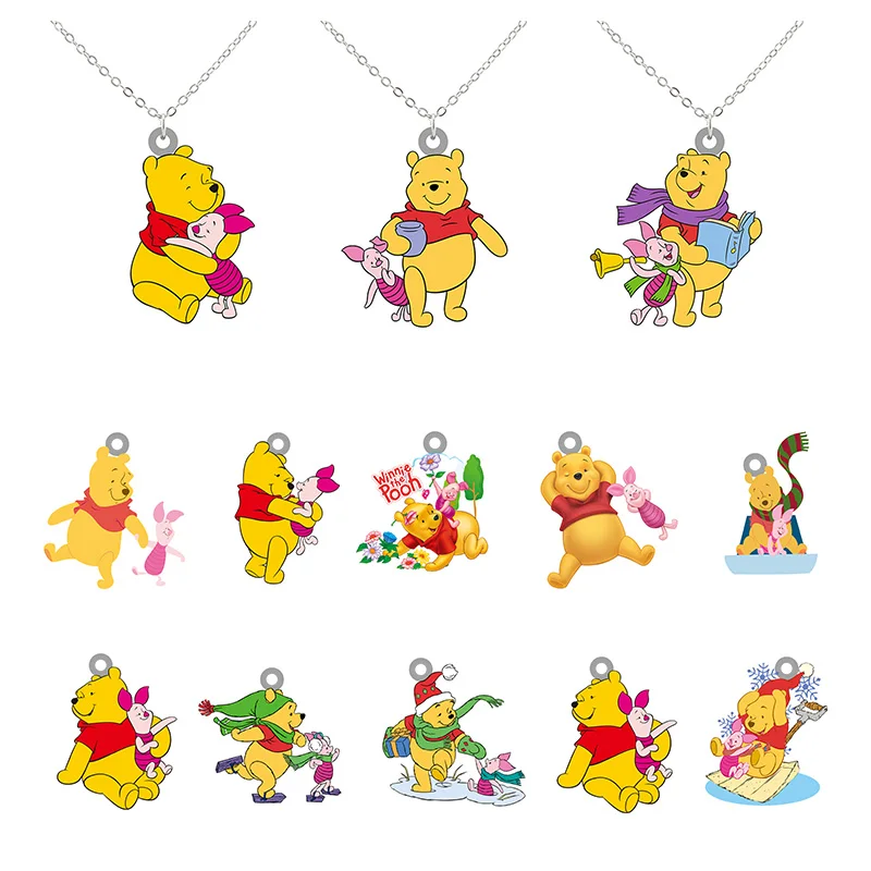 Disney Pig and Winnie the Pooh Classic Animation Model Small Pendant Design Necklace Resin Epoxy Necklace Long Chain
Disney Pig and Winnie the Pooh Classic Animation Model Small Pendant Design Necklace Resin Epoxy Necklace Long Chain