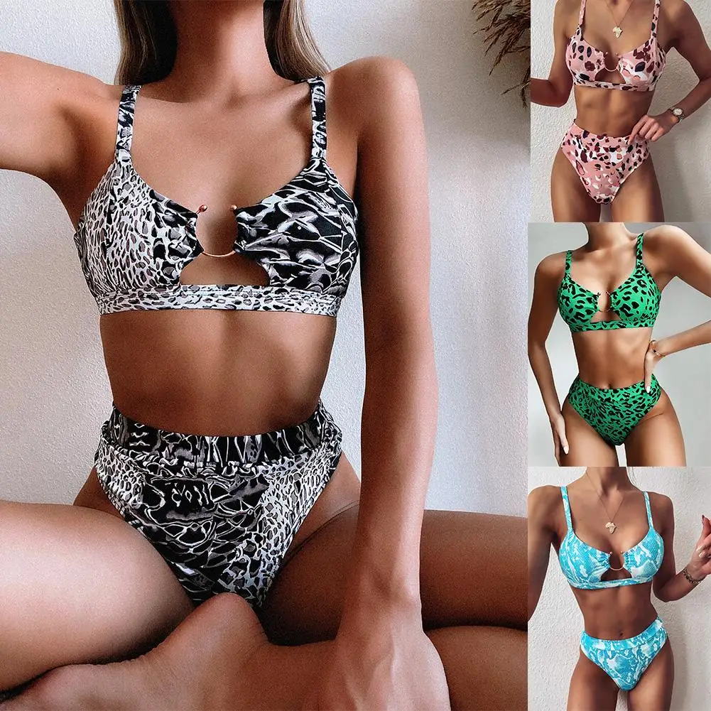 Women Sexy Padded Leopard Snake Print Bra Briefs Swimsuit Swimwear Bikini Set
Women Sexy Padded Leopard Snake Print Bra Briefs Swimsuit Swimwear Bikini Set