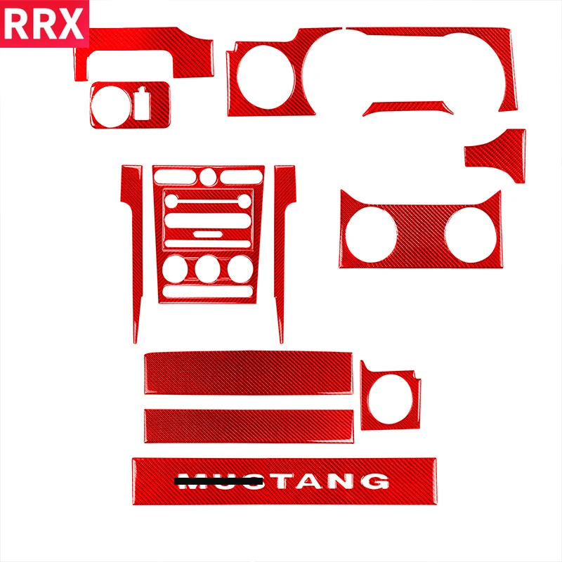 RRX Carbon Fiber for Ford Mustang GT 2005-2009 Accessories Interior Trim Car Dashboard Instrument Panel AC CD Trim Cover Sticker
RRX Carbon Fiber for Ford Mustang GT 2005-2009 Accessories Interior Trim Car Dashboard Instrument Panel AC CD Trim Cover Sticker
