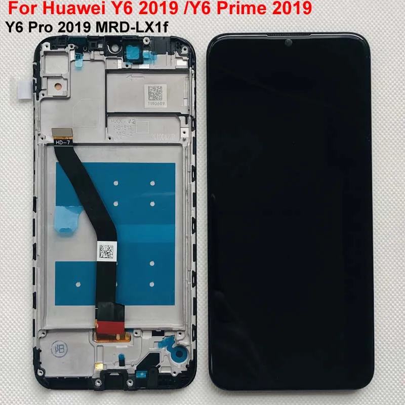 ЖК-дисплей 6,09 дюйма AAA для Huawei Y6 Prime 2019, Y6 Pro 2019, Y6 2019, дисплей с сенсорным экраном и дигитайзером в сборе, замена и рамка
ЖК-дисплей 6,09 дюйма AAA для Huawei Y6 Prime 2019, Y6 Pro 2019, Y6 2019, дисплей с сенсорным экраном и дигитайзером в сборе, замена и рамка