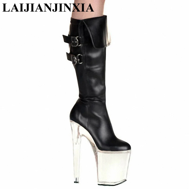 LAIJIANJINXIA New Sexy Knee High Boots 20cm Stiletto Heel Boots Stretch Platform Fashion Crystal shoes women's high heel boots
LAIJIANJINXIA New Sexy Knee High Boots 20cm Stiletto Heel Boots Stretch Platform Fashion Crystal shoes women's high heel boots