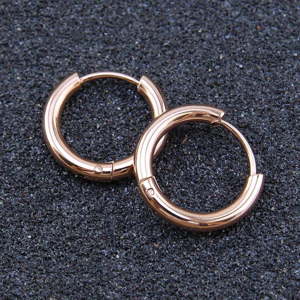 1pc Earrings Round Titanium Steel Women Man Unisex Earrings Jewelry Accessories Ear Rings Cool Punk Hiphop Earrings Silver Gold
1pc Earrings Round Titanium Steel Women Man Unisex Earrings Jewelry Accessories Ear Rings Cool Punk Hiphop Earrings Silver Gold