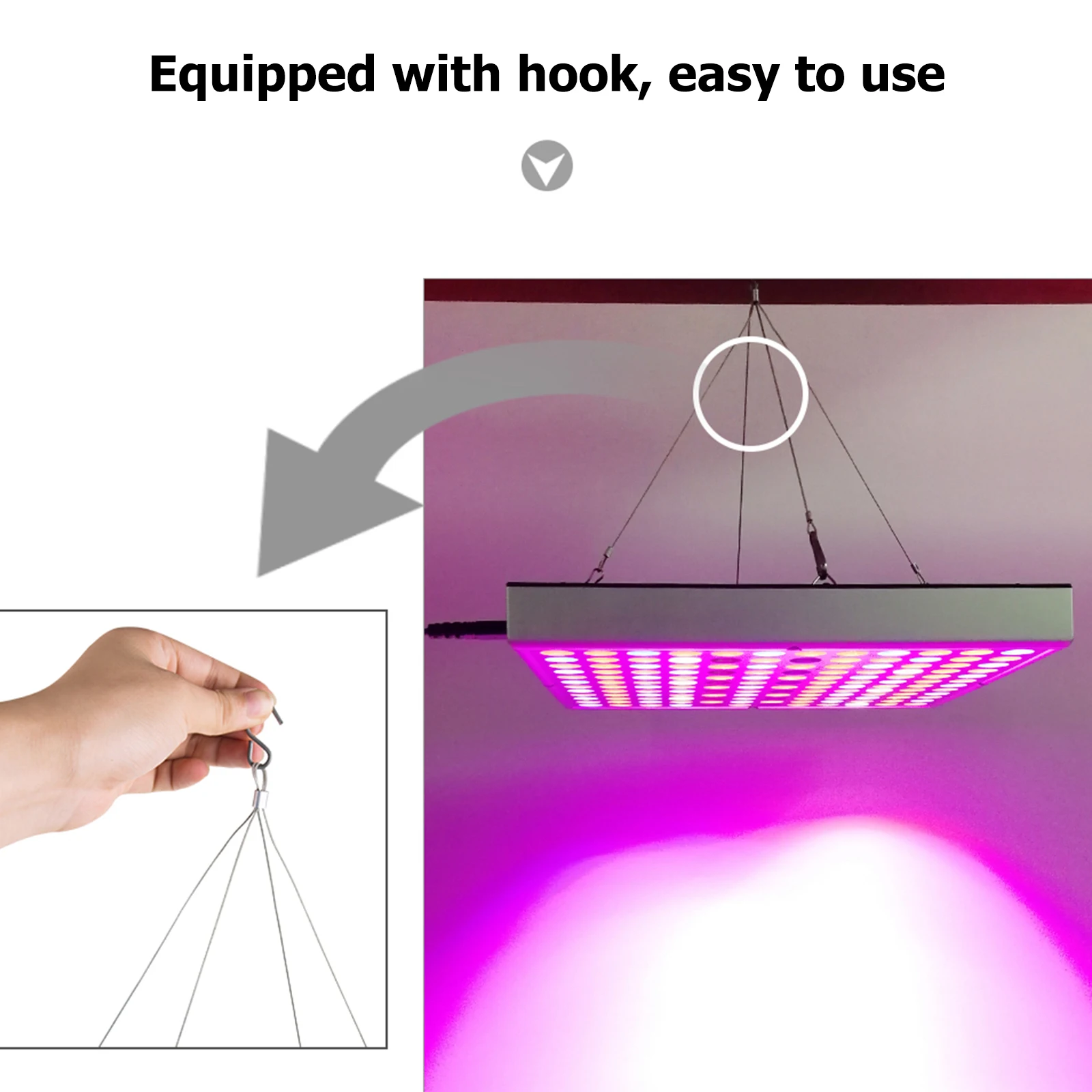 LED Grow Light, 25/45W 75/144 LED Full Spectrum Plant Growing Panel Lamp for Indoor Greenhouse Plants Growing Panel Lamp
LED Grow Light, 25/45W 75/144 LED Full Spectrum Plant Growing Panel Lamp for Indoor Greenhouse Plants Growing Panel Lamp