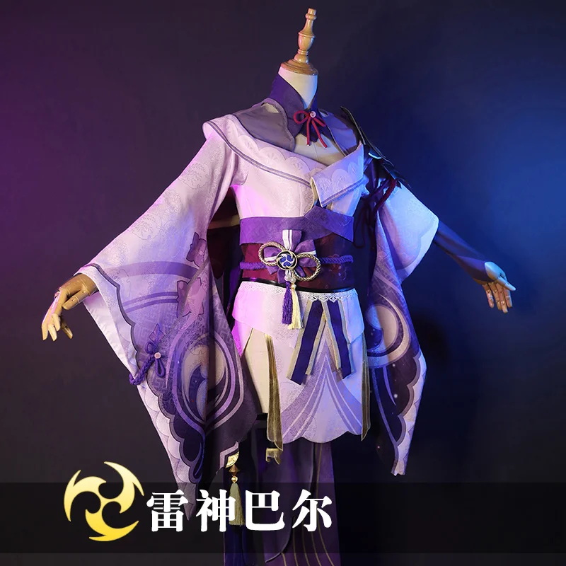 

Аниме игра Genshin Impact Shogun Raiden боевое платье женский костюм для косплея Хэллоуин Бесплатная доставка Новинка 2021