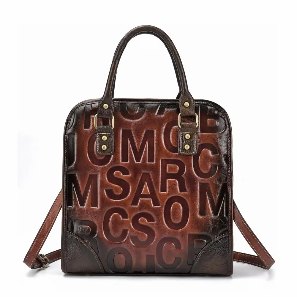 2021 New Fashion Vintage Genuine Leather Totes Women Letter Zipper Handbags&Crossbody&Shoulder Bags Versatile Messenger Bag
2021 New Fashion Vintage Genuine Leather Totes Women Letter Zipper Handbags&Crossbody&Shoulder Bags Versatile Messenger Bag