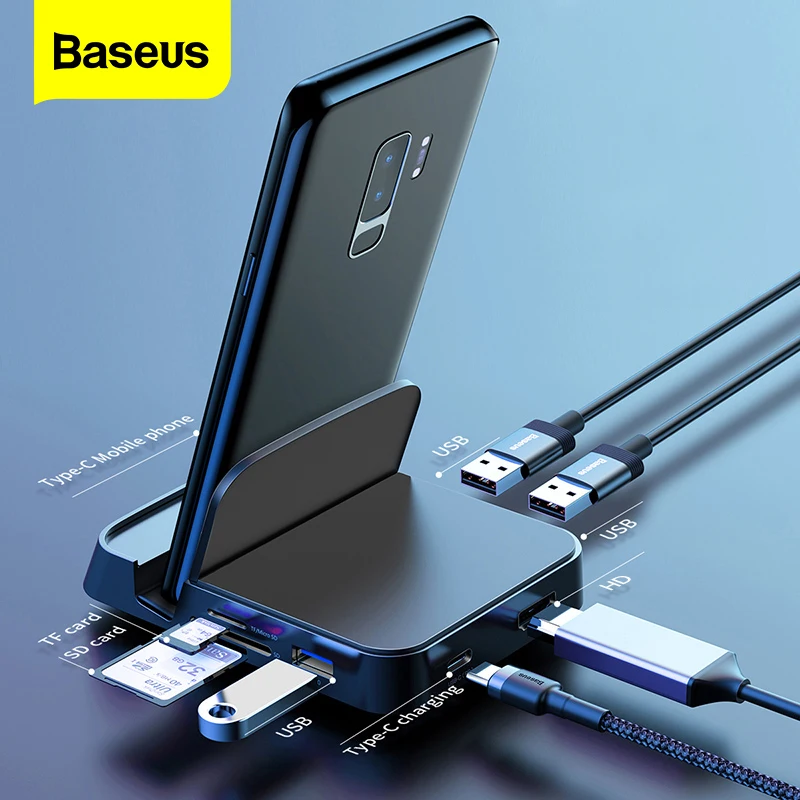 

Док-станция Baseus usb-c/HDMI, для Samsung S20, S10, Huawei P30
