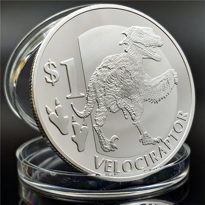 A Variety of Spot Silver and gold Tyrannosaurus Rex Dinosaur Commemorative Coins Medallion Crafts Animal Coins Collection
A Variety of Spot Silver and gold Tyrannosaurus Rex Dinosaur Commemorative Coins Medallion Crafts Animal Coins Collection