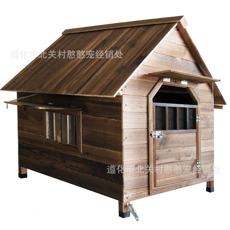 Kennel Outdoor Outdoors Doghouse Small In Large House Carbonization Cat Villa Pets Solid Wood Cage
Kennel Outdoor Outdoors Doghouse Small In Large House Carbonization Cat Villa Pets Solid Wood Cage
