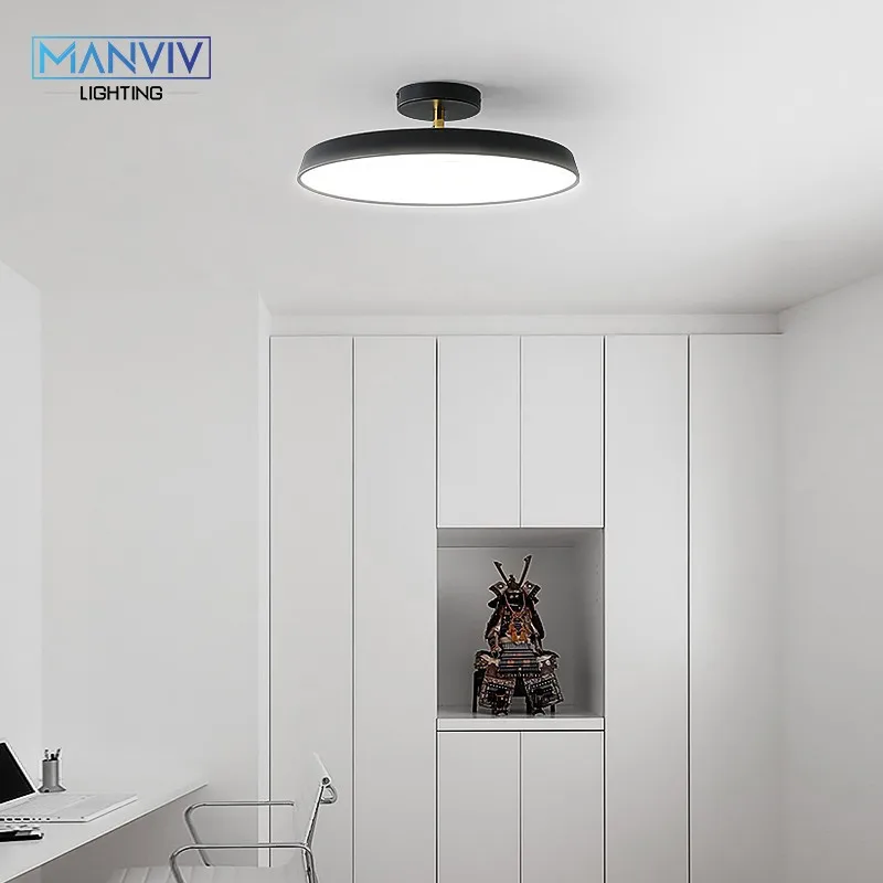 Ультратонкий современный светодиодный потолочный светильник с дистанционным