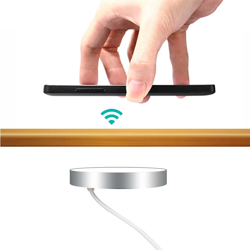 QI Invisible Wireless Charing Pad Desk Concealed Long Distance 2-12mm Charger Coffee Furniture Office Desktop Hide Wireless Base
QI Invisible Wireless Charing Pad Desk Concealed Long Distance 2-12mm Charger Coffee Furniture Office Desktop Hide Wireless Base