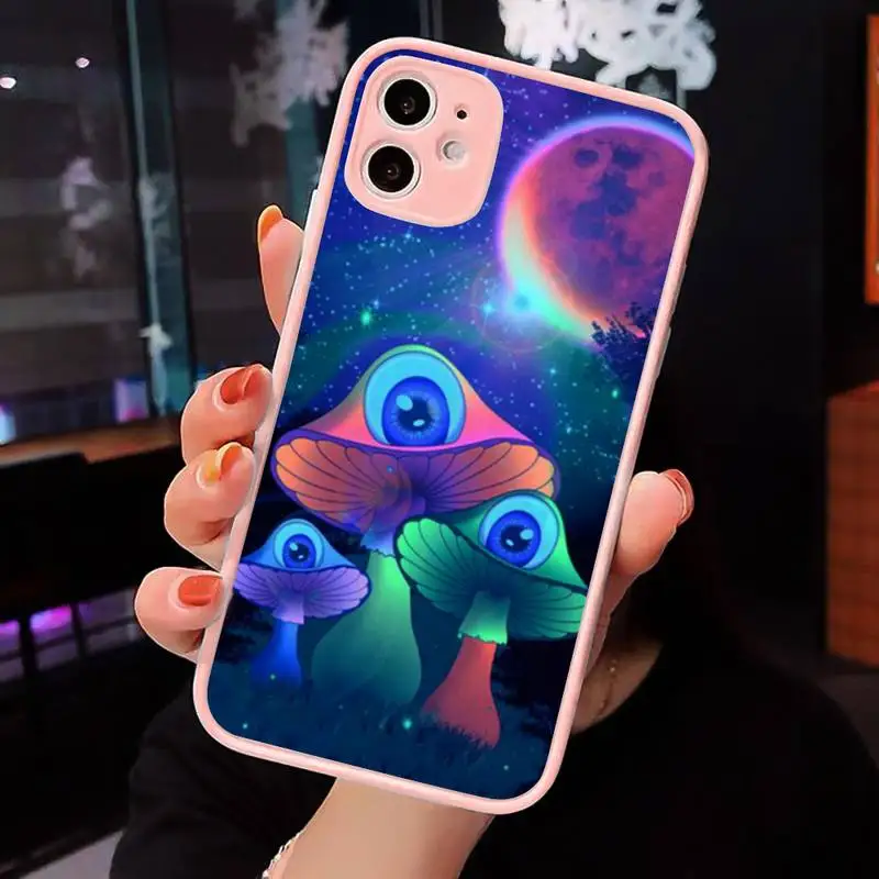 Weird Trippy Mushroom Psychedelic Art Phone Case Matte Transparent for iPhone 7 8 11 12 s mini pro X XS XR MAX Plus cover funda
Weird Trippy Mushroom Psychedelic Art Phone Case Matte Transparent for iPhone 7 8 11 12 s mini pro X XS XR MAX Plus cover funda