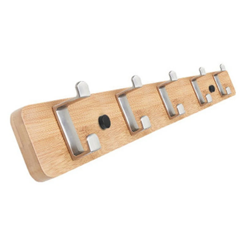 Clothes Hook Creative Wall Door Hook Behind Wall Hanger Coat Rack Solid Wood Hanger Rack 5 Hooks
Clothes Hook Creative Wall Door Hook Behind Wall Hanger Coat Rack Solid Wood Hanger Rack 5 Hooks