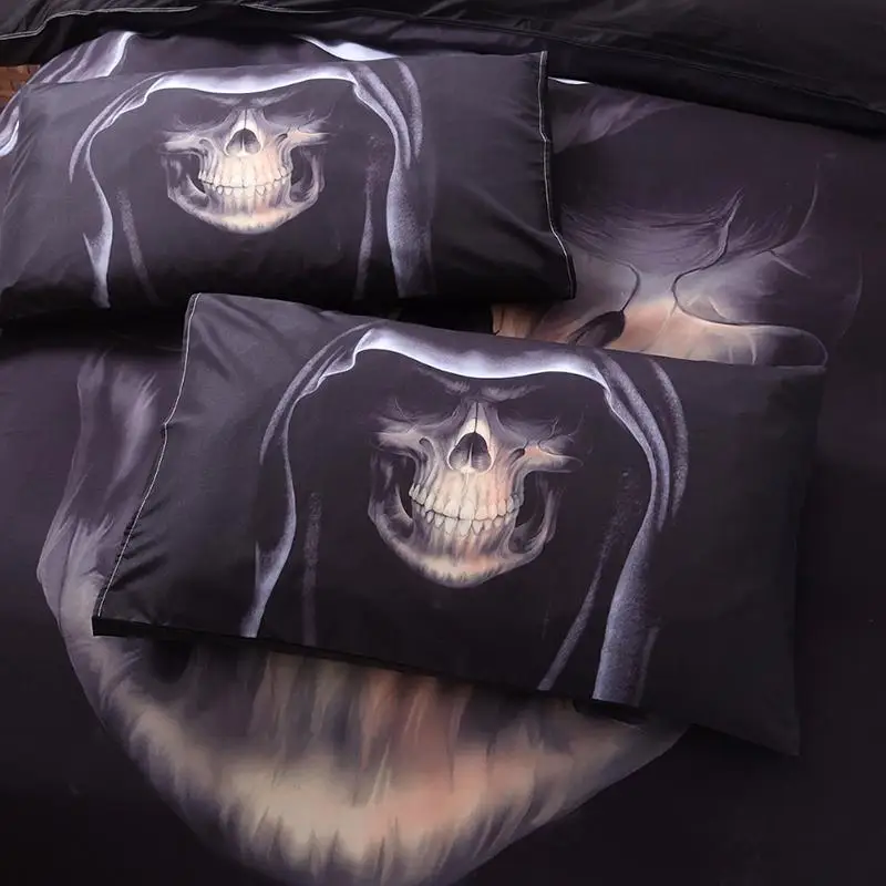 3D Candle Skull Nightmare Sleep Bedding Set Quilt Fire Skull Head Bed Linen Duvet Cover Pillowcase Twin Queen King Size 2/3pcs
3D Candle Skull Nightmare Sleep Bedding Set Quilt Fire Skull Head Bed Linen Duvet Cover Pillowcase Twin Queen King Size 2/3pcs