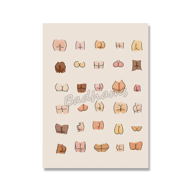 Poster Boho Funny Butt Creative Art Wall Canvas Painting Modern Humor Bathroom Typography Home Furnishing Frameless Decoration
Poster Boho Funny Butt Creative Art Wall Canvas Painting Modern Humor Bathroom Typography Home Furnishing Frameless Decoration