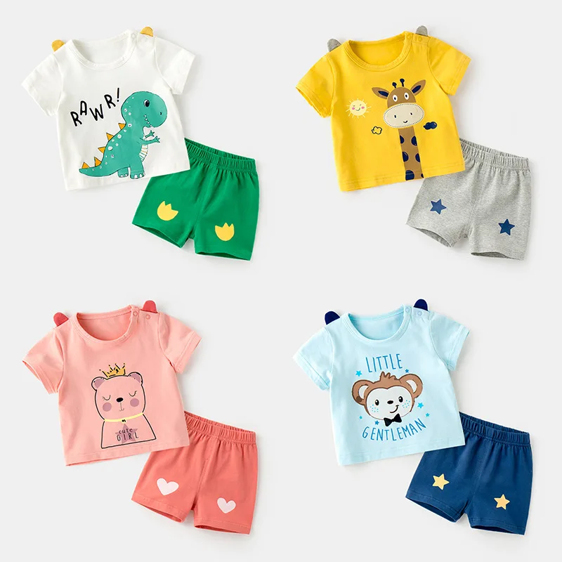 Kids Summer Clothing Sets T-shirt+shrots 2pcs Kids Boys Girls Casual Clothing For Children Outfits
Kids Summer Clothing Sets T-shirt+shrots 2pcs Kids Boys Girls Casual Clothing For Children Outfits