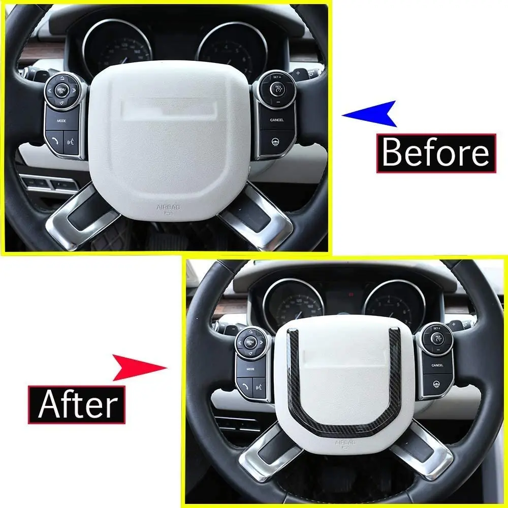 ABS Plastic Steering Wheel Trim Cover For Land Rover Range Rover Discovery 5 L462 RR Sport Velar Carbon Fiber Style
ABS Plastic Steering Wheel Trim Cover For Land Rover Range Rover Discovery 5 L462 RR Sport Velar Carbon Fiber Style