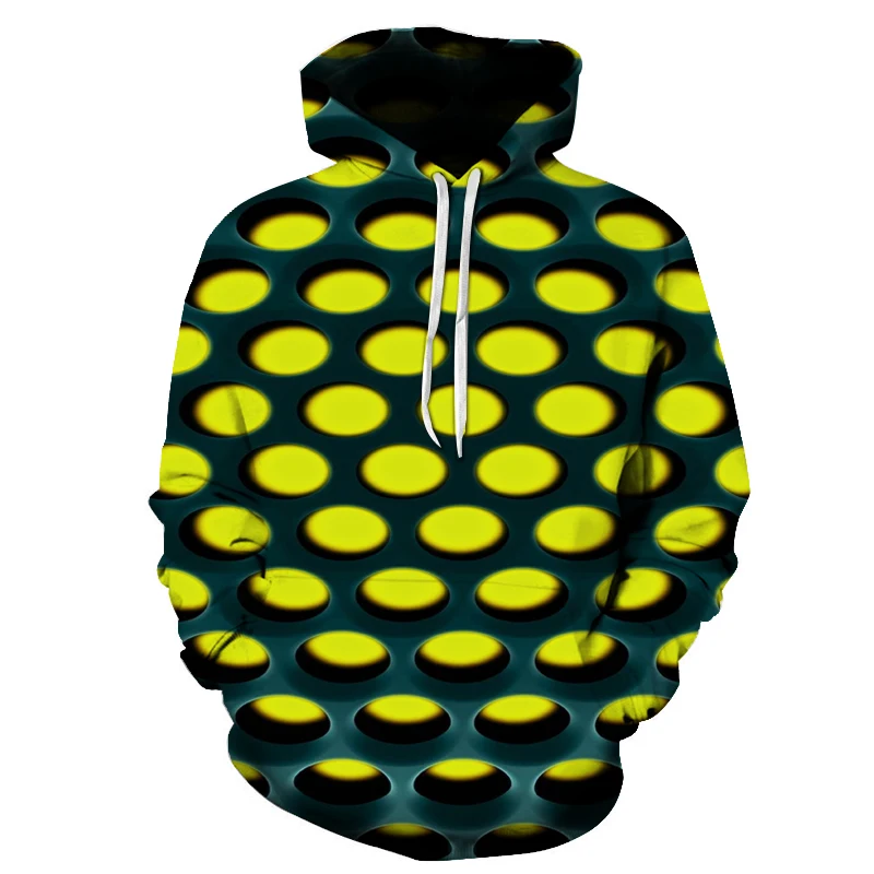 Trendy Personality 3D Printing Geometric Pattern Men Fall/winter Hooded Sweater Hollow Print Colorful Street Hooded Top Pullover
Trendy Personality 3D Printing Geometric Pattern Men Fall/winter Hooded Sweater Hollow Print Colorful Street Hooded Top Pullover