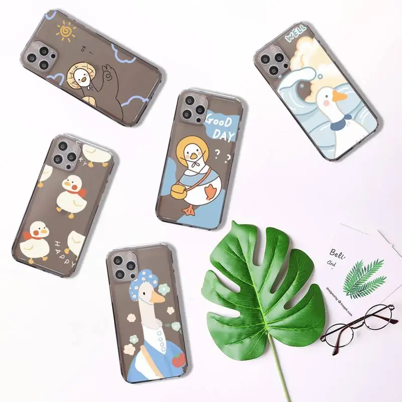 duck white cartoon cute illustration Phone Case Transparent for iPhone 7 8 11 12 se 2020 mini pro X XS XR MAX Plus
duck white cartoon cute illustration Phone Case Transparent for iPhone 7 8 11 12 se 2020 mini pro X XS XR MAX Plus