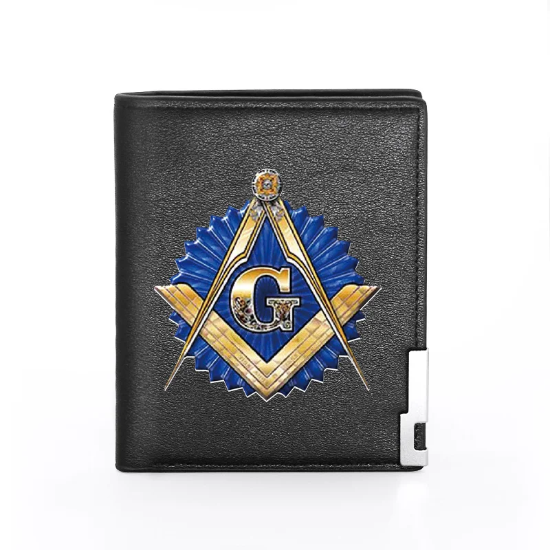 High Quality Luxury Masonic Logo Printing Leather Wallet Credit Card Holder Short Male Slim Purse For Men
High Quality Luxury Masonic Logo Printing Leather Wallet Credit Card Holder Short Male Slim Purse For Men