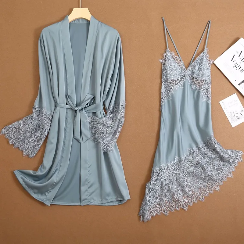 Sexy Pink Bride Bridesmaid Wedding Robe Nightgown Set Full Slip Lace Sleepwear Perspective Hollow Out Satin Kimono Bathrobe Gown
Sexy Pink Bride Bridesmaid Wedding Robe Nightgown Set Full Slip Lace Sleepwear Perspective Hollow Out Satin Kimono Bathrobe Gown