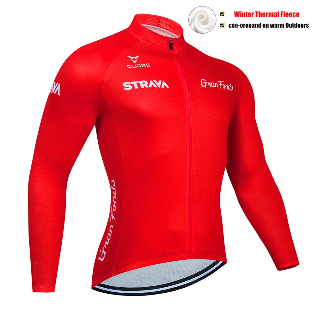 NEW STRAVA Pro Winter Thermal Fleece Cycling Jersey Long Sleeve MTB Bicycle Clothing Maillot Ropa Ciclismo Invierno Bike Clothes
NEW STRAVA Pro Winter Thermal Fleece Cycling Jersey Long Sleeve MTB Bicycle Clothing Maillot Ropa Ciclismo Invierno Bike Clothes