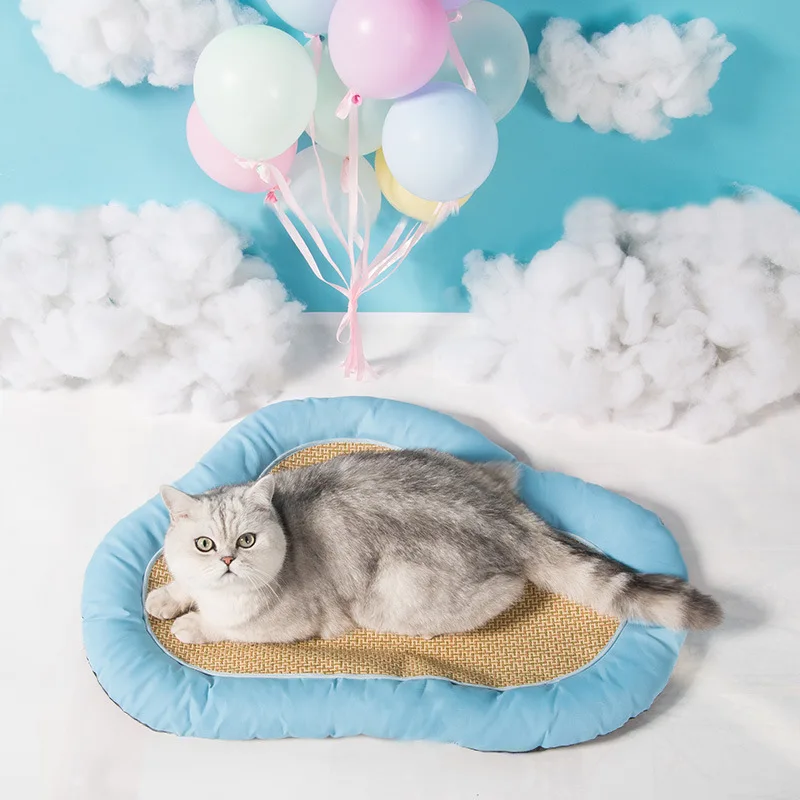 New Pet Supplies Cloud Shape Cat Bed Breathable Top Quality Dog Pad Anti-slip Four Seasons Universal Sleeping Kennel Comfortable
New Pet Supplies Cloud Shape Cat Bed Breathable Top Quality Dog Pad Anti-slip Four Seasons Universal Sleeping Kennel Comfortable