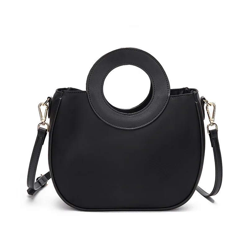 

Boutique recommended messenger bag 2021 new simple large-capacity semi-circular single-shoulder saddle bag