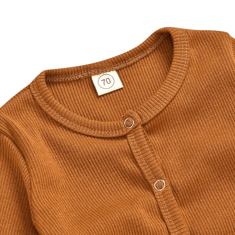 Infrant Baby Autumn Button Round Collar Long Sleeves Solid Color Girls Jumpsuit Climb Soft Romper New
Infrant Baby Autumn Button Round Collar Long Sleeves Solid Color Girls Jumpsuit Climb Soft Romper New