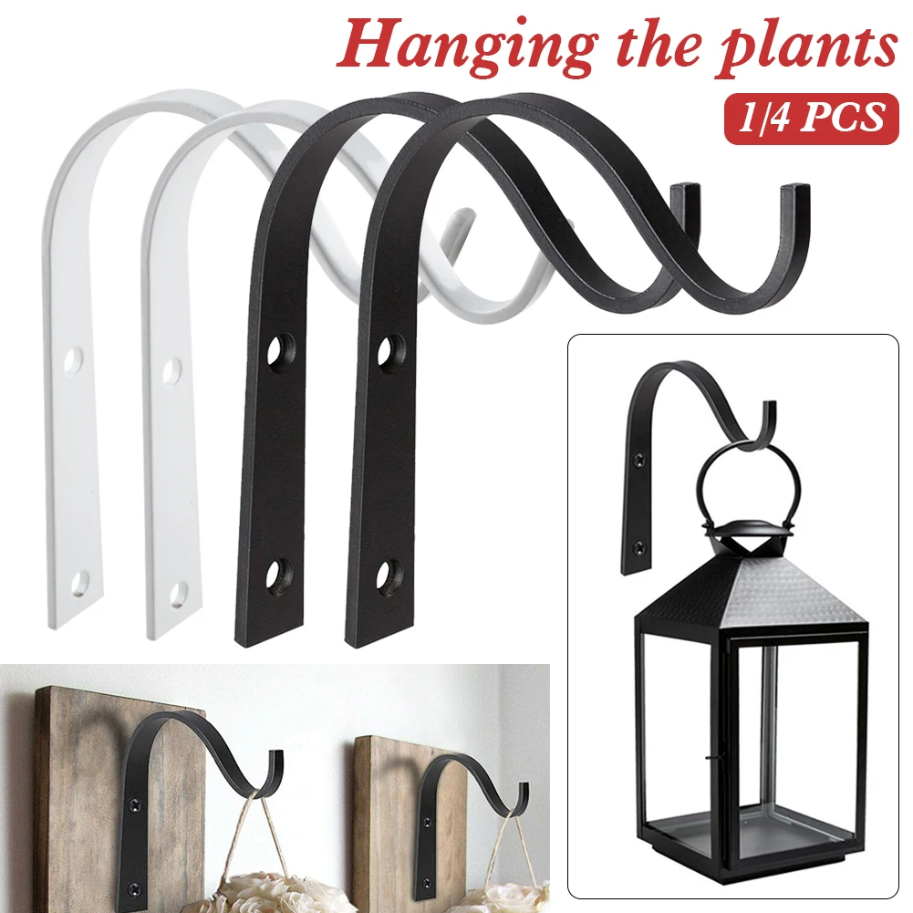 Kitchen Storage Hook Balcony Plant Flower Pot Wrought Iron Hooks Holder Wall-Mounted Hanging Basket Bracket Garden Decoration
Kitchen Storage Hook Balcony Plant Flower Pot Wrought Iron Hooks Holder Wall-Mounted Hanging Basket Bracket Garden Decoration