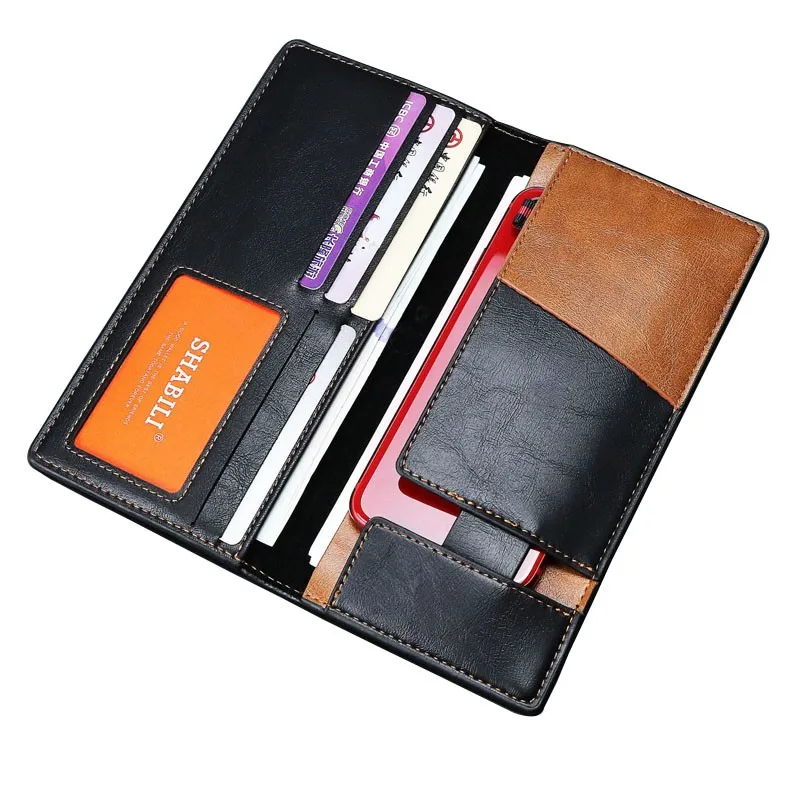 Men's wallet Thin New wallet phone bag leather long Male Clutch wallets coin hand purse pocket cartera hombre billetera hombre
Men's wallet Thin New wallet phone bag leather long Male Clutch wallets coin hand purse pocket cartera hombre billetera hombre