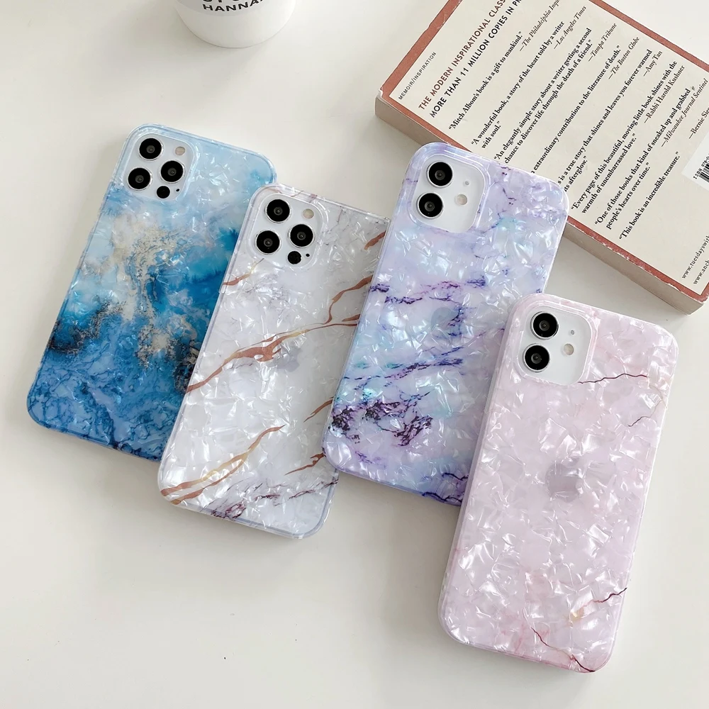 ELALA Shell Pattern Case for iPhone 12 Mini SE 2020 11 Pro Max 7 8 Plus XR X XS Back Cover Soft Silicone Conch Phone Coque
ELALA Shell Pattern Case for iPhone 12 Mini SE 2020 11 Pro Max 7 8 Plus XR X XS Back Cover Soft Silicone Conch Phone Coque