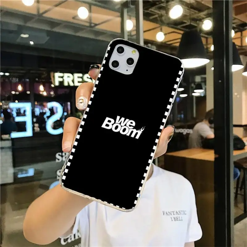 Черный мягкий чехол для телефона NCT DREAM We Boom iPhone 11 pro XS MAX 8 7 6 6S Plus X 5S SE 2020 XR |