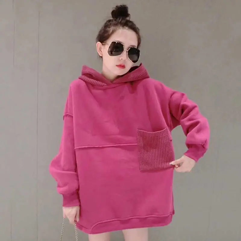 Woman Hoodie Sweatshirt Pullover Female Tracksui 2021 Hoodie Streetwear with Hooded Ladies Casual Fashion Oversized Clothes Q185
Woman Hoodie Sweatshirt Pullover Female Tracksui 2021 Hoodie Streetwear with Hooded Ladies Casual Fashion Oversized Clothes Q185