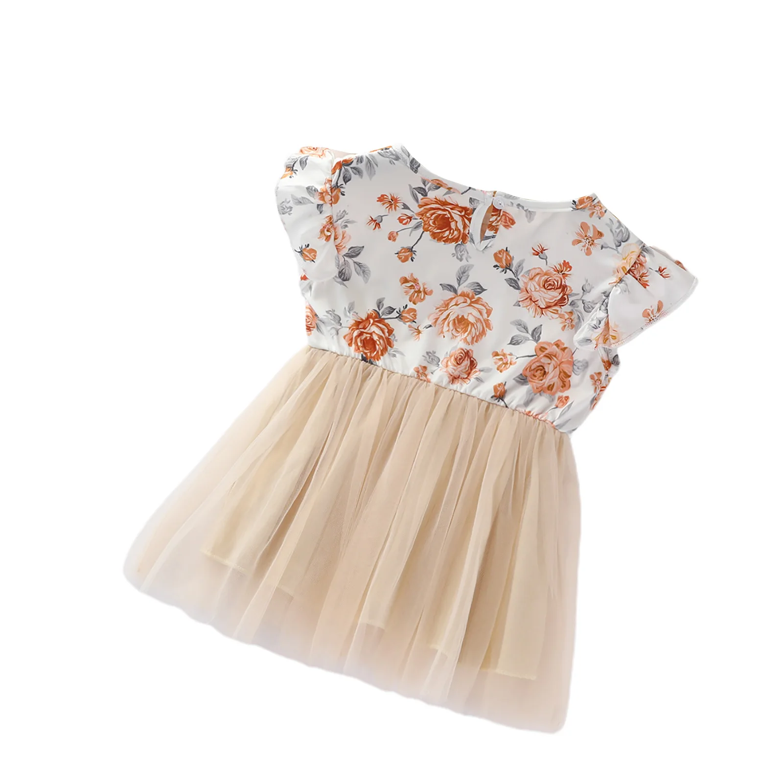 2021 New Summer 12M-5Y Baby Girl Rose Floral Print Pink/Beige Mesh Dress Flared Short Sleeve Toddler Kid Children Clothes Outfit
2021 New Summer 12M-5Y Baby Girl Rose Floral Print Pink/Beige Mesh Dress Flared Short Sleeve Toddler Kid Children Clothes Outfit