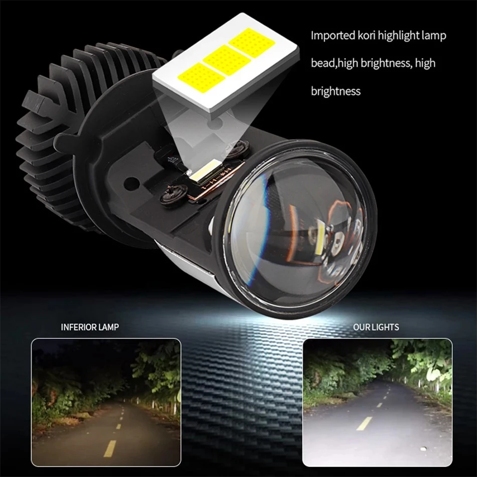 H4 LED Mini Projector Lens Canbus 100W/Pair Lamp Automobles Bulb 20000LM Conversion Kit Hi/Lo Beam Headlight 12V24V RHD LHD
H4 LED Mini Projector Lens Canbus 100W/Pair Lamp Automobles Bulb 20000LM Conversion Kit Hi/Lo Beam Headlight 12V24V RHD LHD