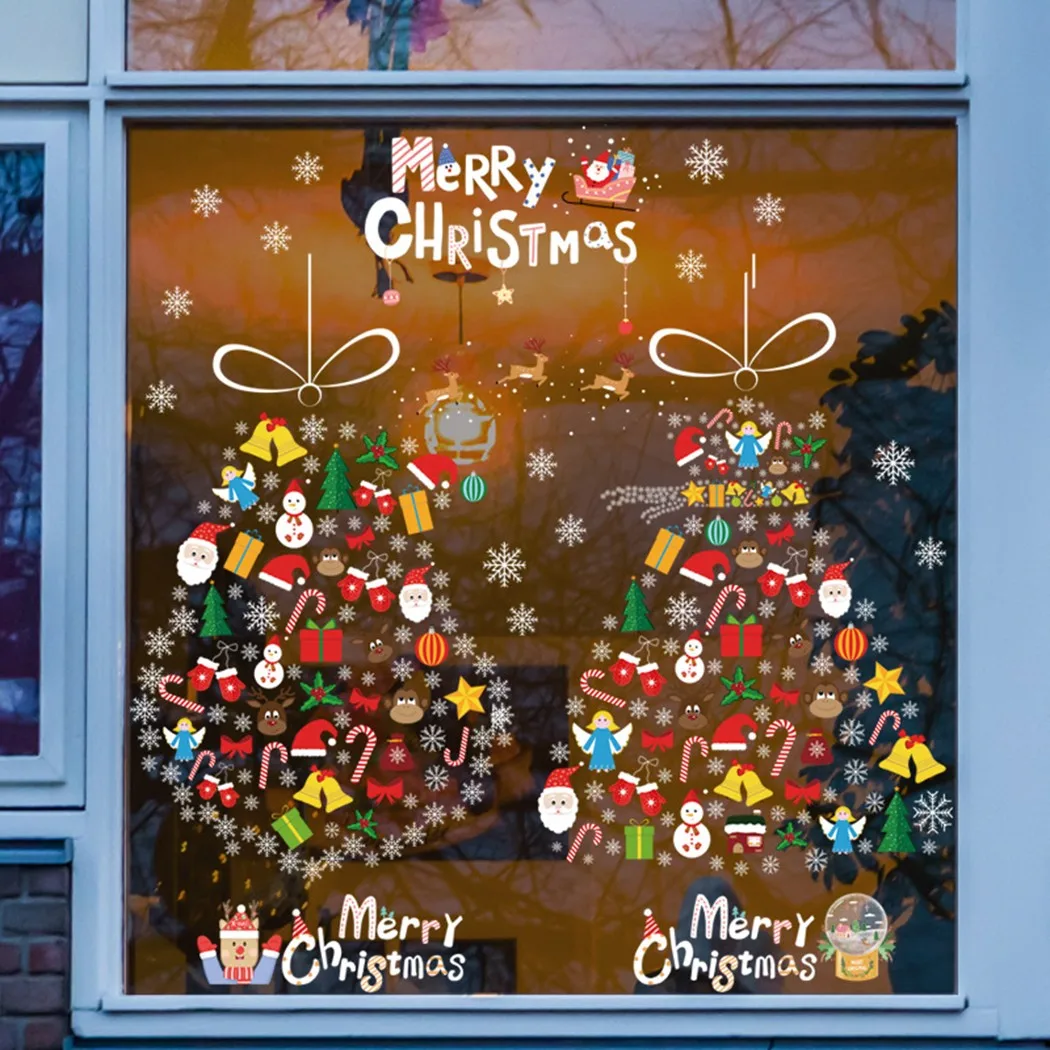 2022Christmas Window Glass Electrostatic Sticker Santa Claus Decoration Sticker Kids Room New Year Christmas Window Decorations
2022Christmas Window Glass Electrostatic Sticker Santa Claus Decoration Sticker Kids Room New Year Christmas Window Decorations