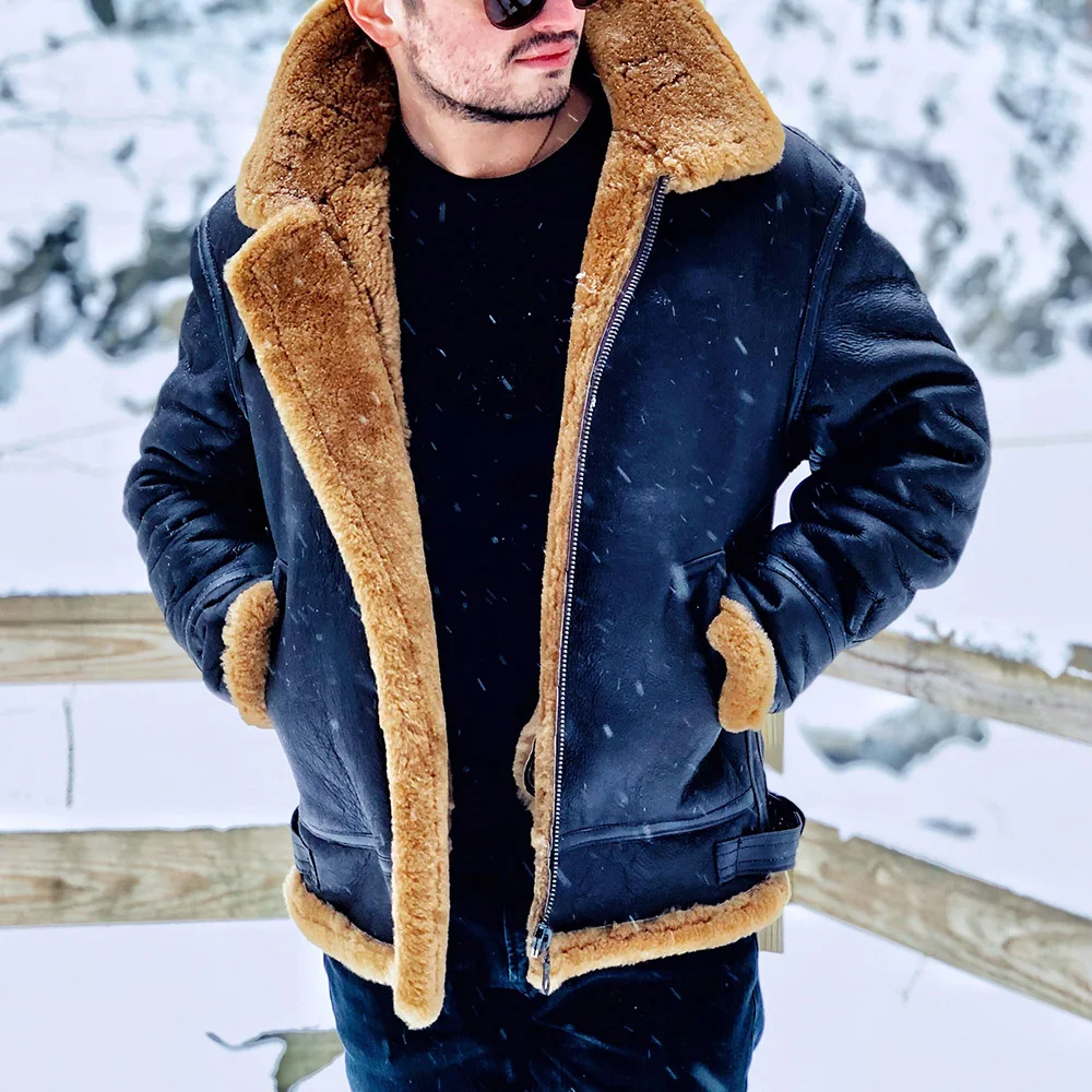 Denim Men's Winter Jacket Black Lapel Buttons Thicken Warm Coat Casual Loose Men Clothing Oversized Top 3XL Parka Man Jacket
Denim Men's Winter Jacket Black Lapel Buttons Thicken Warm Coat Casual Loose Men Clothing Oversized Top 3XL Parka Man Jacket