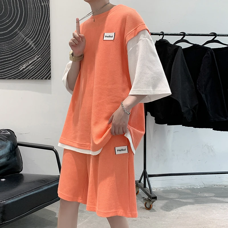 Футболка мужская с рукавом до локтя, модный простой универсальный свободный комплект, повседневная короткая рубашка и футболка, уличная од...
Футболка мужская с рукавом до локтя, модный простой универсальный свободный комплект, повседневная короткая рубашка и футболка, уличная од...