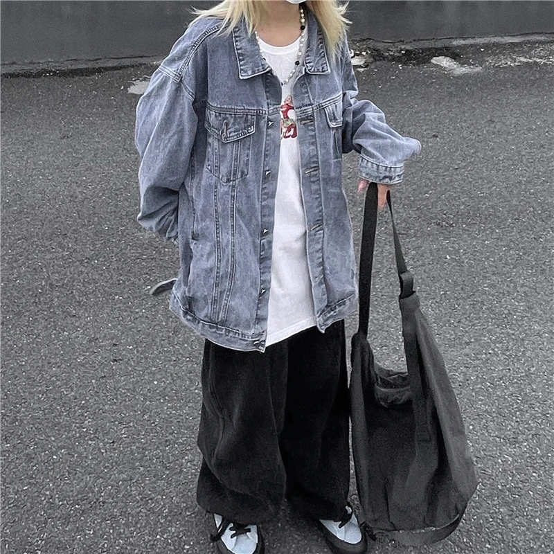 S-3XL Large Size Oversized Harajuku Loose BF StyleWomen Jacket Trend OV Classic Couple Jacket Men And Women Denim Jacket
S-3XL Large Size Oversized Harajuku Loose BF StyleWomen Jacket Trend OV Classic Couple Jacket Men And Women Denim Jacket