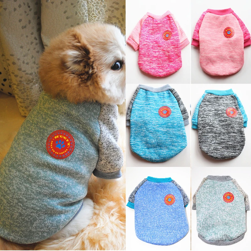 Autumn Winter Pet Dog Knitted Sweater Velvet Warm Sweater Dogs Pet Clothes Sweatshirt Solid Thicken Warm Small Dog Sweater
Autumn Winter Pet Dog Knitted Sweater Velvet Warm Sweater Dogs Pet Clothes Sweatshirt Solid Thicken Warm Small Dog Sweater