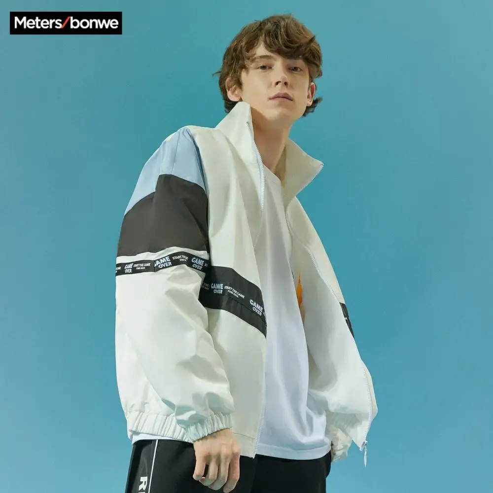 Metersbonwe 2020 новые мужские повседневные куртки Мужская модная спортивная куртка с