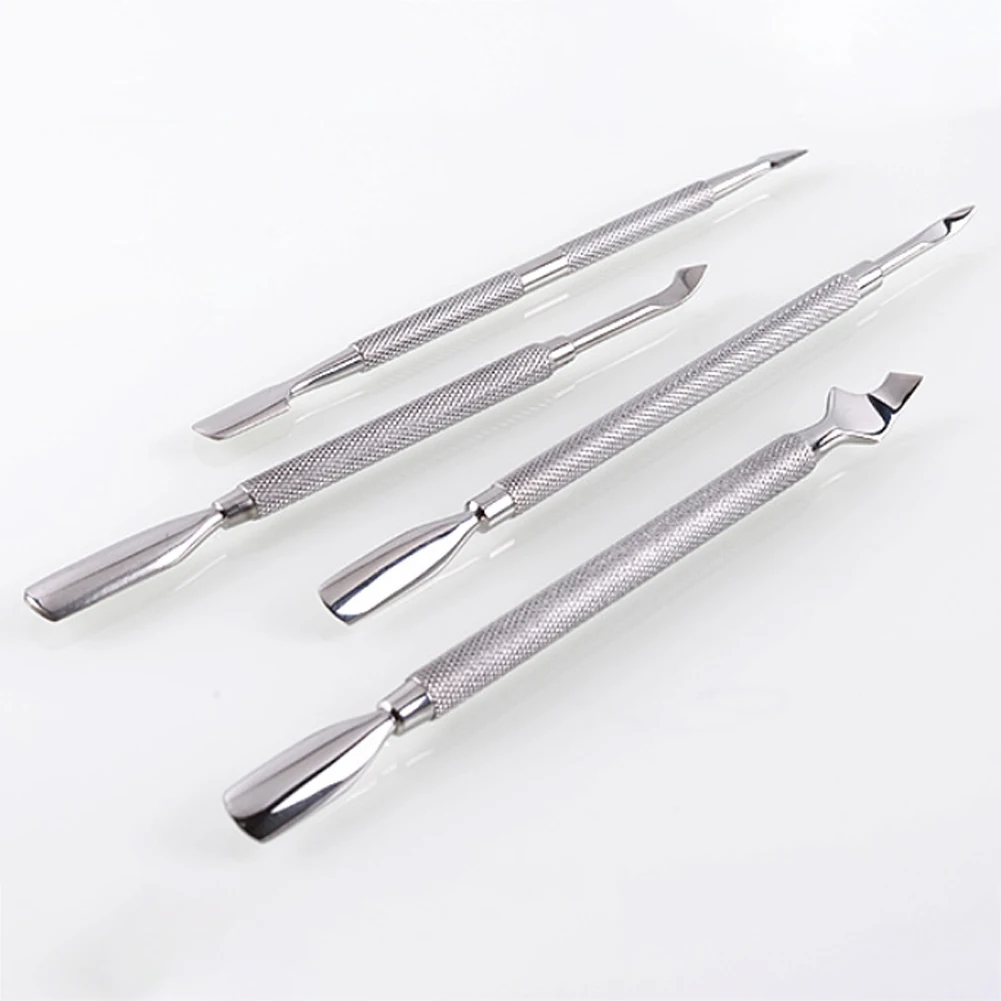 4pcs/set Durable Double Head Portable Silver Cuticle Pusher Accessory Stainless Steel Tool Nail Art Remover Cleaner Manicure
4pcs/set Durable Double Head Portable Silver Cuticle Pusher Accessory Stainless Steel Tool Nail Art Remover Cleaner Manicure