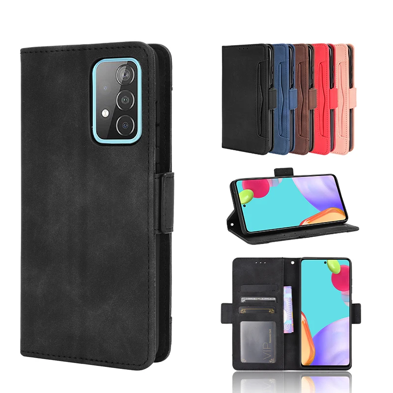 

Luxury Flip Leather Phone Case For Samsung Galaxy A50 A70S A31 A32 A40 A41 A42 A51 A52 A71 A72 A80 A81 A82 A90 A91 Bracket Cover