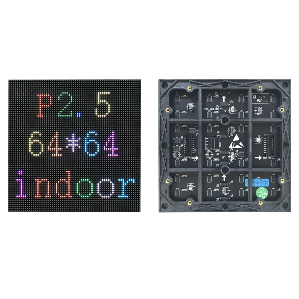 P2.5mm SMD2121 Indoor 64x64 pixel SMD Stage LED module; Screen unit panel;module size:160mm*160mm;;Scan Mode:1/32 Scan
P2.5mm SMD2121 Indoor 64x64 pixel SMD Stage LED module; Screen unit panel;module size:160mm*160mm;;Scan Mode:1/32 Scan